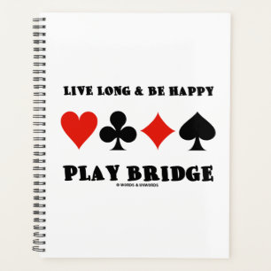 Agenda Viver Longa E Ser Feliz Jogar Ponte Quatro Fatos D