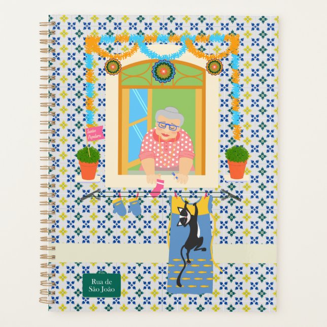 Agenda Vizinho da Festa Português do santo John Português (Frente)