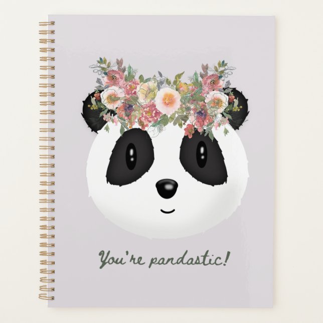 Agenda Você é pandástico! Urso Panda Bonito (Frente)
