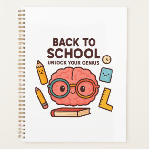 Agenda Voltar à escola - Desbloqueie seu notebook gênio
