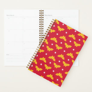 Agenda W84 Logotipo E Padrão De Estrelas Da Mulher Mar