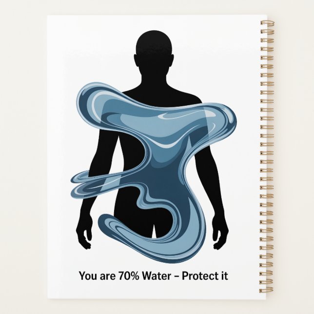 Agenda Water Conservation Eco Awareness Design (Verso)