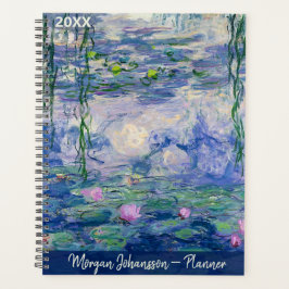 Agenda Water Lilies by Monet | Custom Text