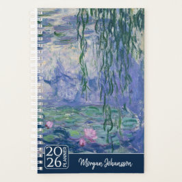 Agenda Water Lilies by Monet | Custom Text