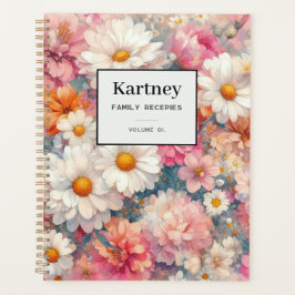 Agenda Watercolor Illustração rústica vintage elegante