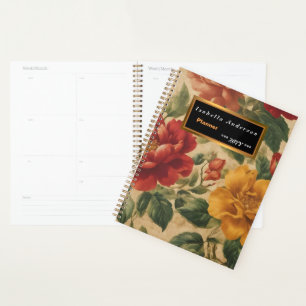 Agenda Watercolor Vintage Floral Trendage Collection
