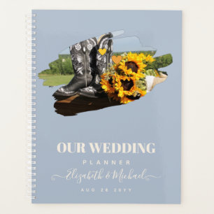 Agenda Western Boots Sunflower Casamento Russo
