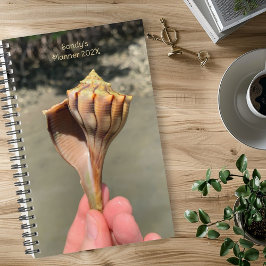 Agenda Whelk Shell Photography Custom Planner