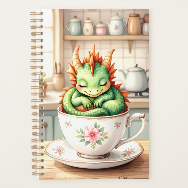 Agenda Whimsic Baby Dragon Fantasy Planner (Frente)