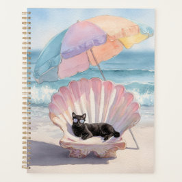 Agenda Whimsic Black Beach Planner