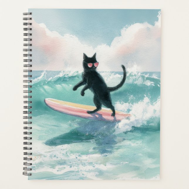 Agenda Whimsic Black Beach Planner (Frente)