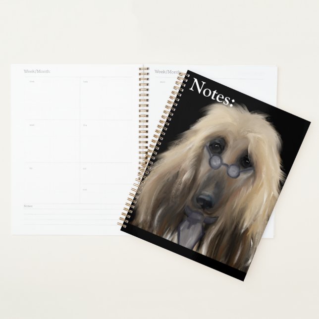 Agenda White Afghan Hound (Exibição)