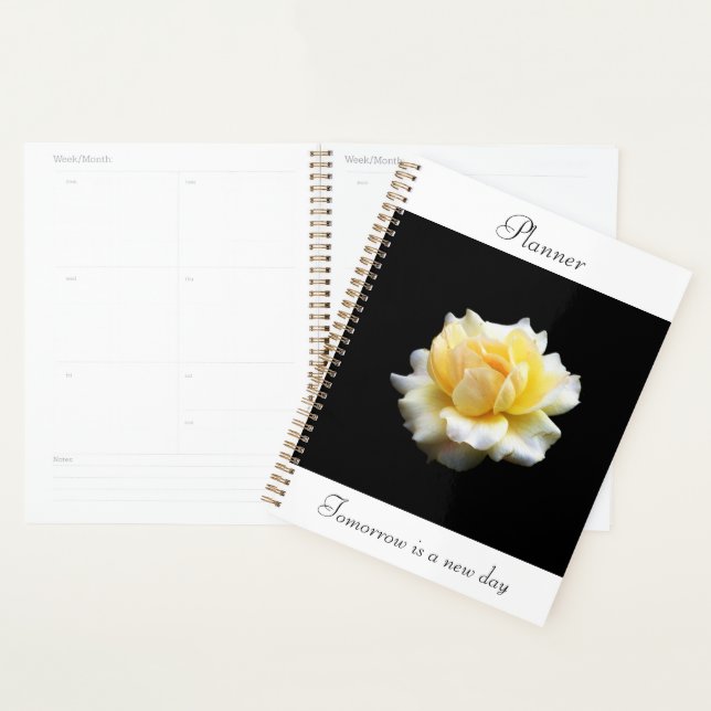 Agenda White Rose Planner (Exibição)