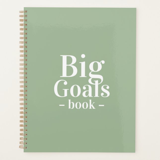 Agenda White Sage Green - Livro Branco sobre Grandes Obje (Frente)