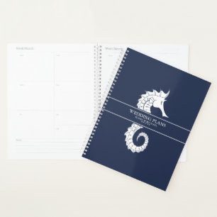 Agenda Wht/Marinho Wave Seacavalo Azul, ID836
