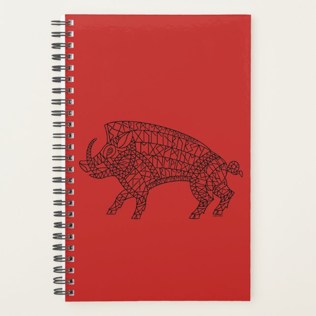 Agenda Wild Boar com Runes (Frente)