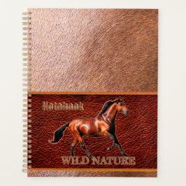 Agenda WILD NATURE - coleção HORSE design