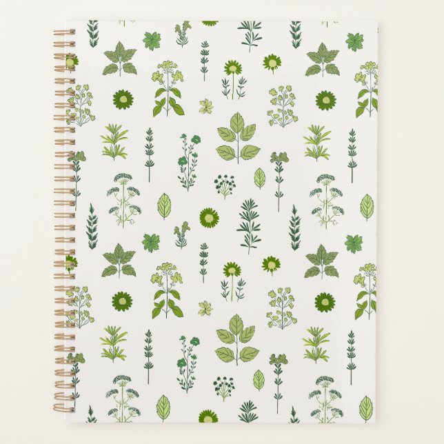 Agenda Wild Whimsy Green (Frente)