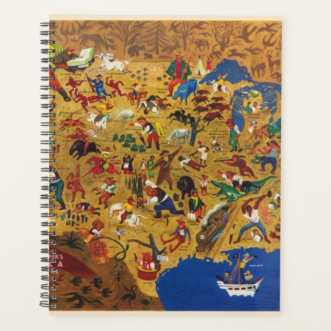 Agenda William Gropper's America - Cartoon Folklore (Frente)