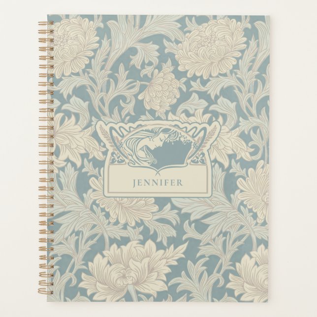 Agenda William Morris Chrysanthemum Pattern (Frente)