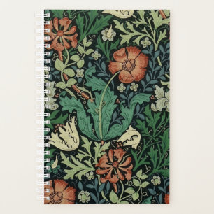 Agenda William Morris Compton Floral Art Nouveau Pattern