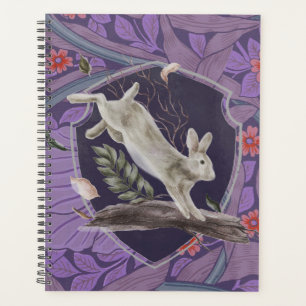 Agenda William Morris Forest Rabbit Floral Art Nouveau