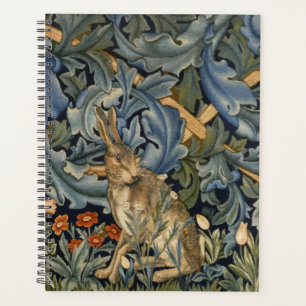 Agenda William Morris Forest Rabbit Floral Art Nouveau