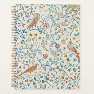 Agenda William Morris - Papel de Parede Coruja e Frutas