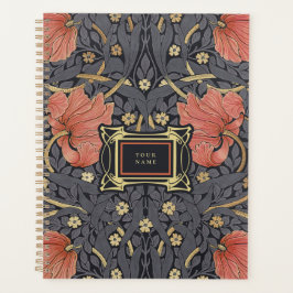 Agenda William Morris Pimpernel Vintage Pattern