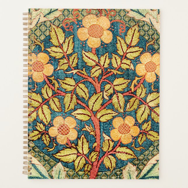 Agenda William Morris Rosa Wreath (Frente)