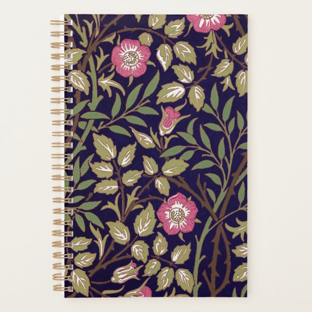 Agenda William Morris Sweet Briar Floral Art Nouveau (Frente)