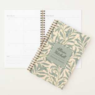Agenda William Morris Willow Bough Elegante Botânico