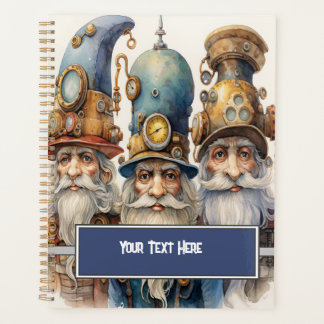 Agenda Wizard Gnomos Steampunk