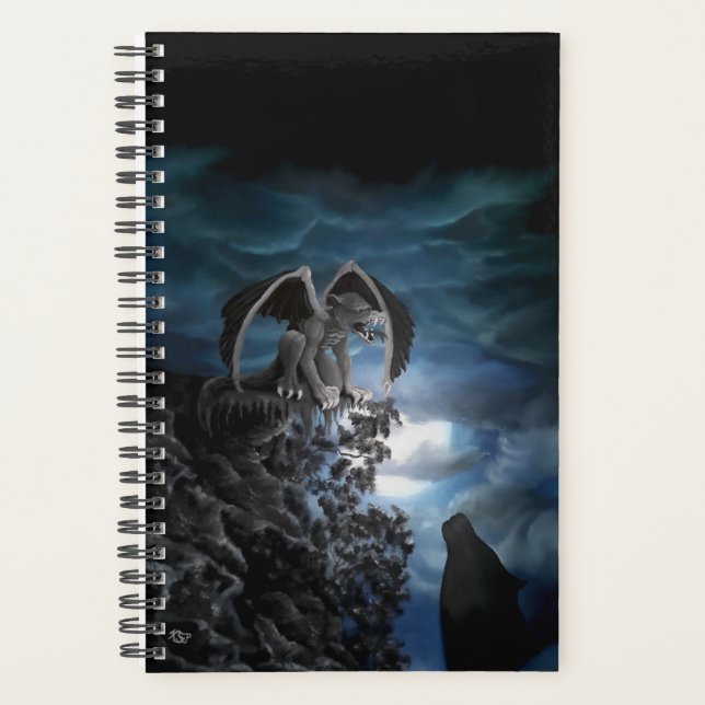 Agenda Wolf Moon - Lobo com Golem (Frente)
