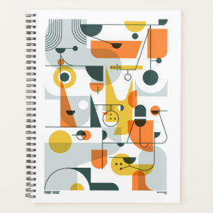 Agenda Woof! Abstrato Doggo Planner