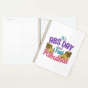 Agenda Workout Principal No Dia Do Abs - Pug Dog Lover