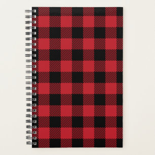 Agenda Xadrez de Buffalo Vermelho