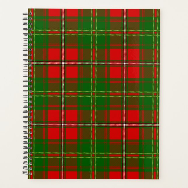 Agenda Xadrez Escocesa Clan Hay Tartan (Frente)