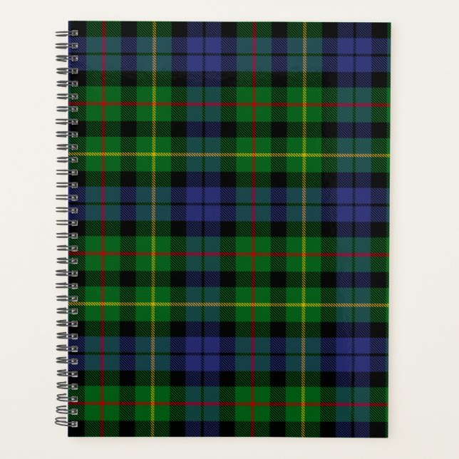 Agenda Xadrez Escocesa Clan Rollo Tartan (Frente)