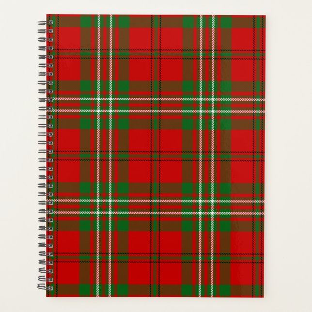 Agenda Xadrez escocesa Clan Scott Tartan (Frente)