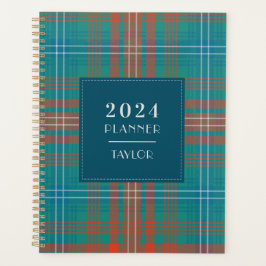 Agenda Xadrez Rustic Clan Wilson 2024 Tartan