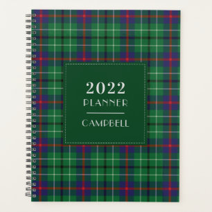 Agenda Xadrez Tartan 2022 Clan Duncan Checkered