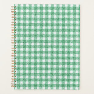Agenda Xadrez Verde Menta Infantil