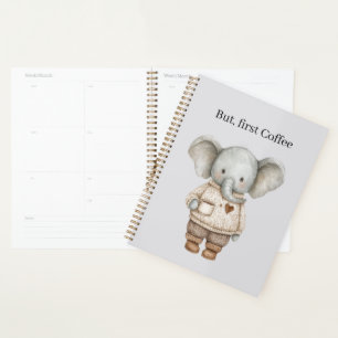 Agenda Xícara de café de elefante
