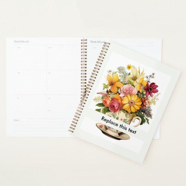 Agenda Xícara de flores: 6 de 75 (Exibição)