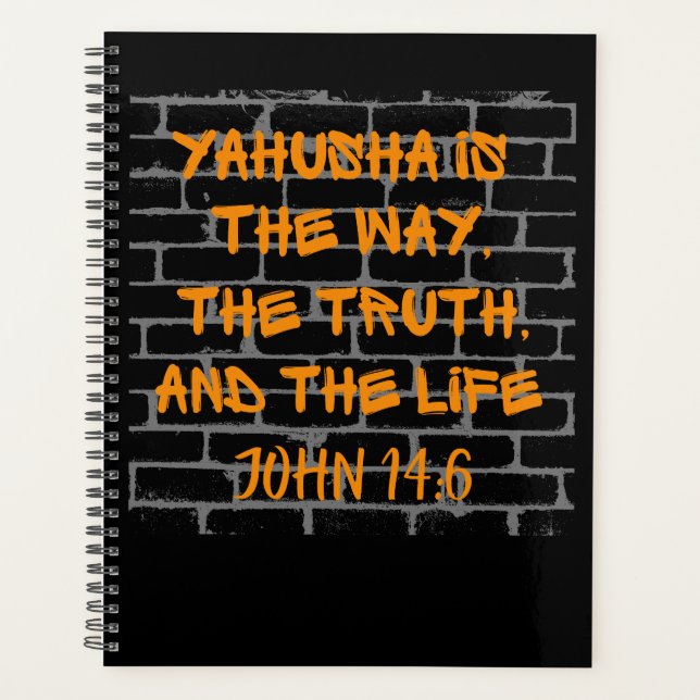 Agenda Yahusha é o caminho da verdade e da vida (Frente)