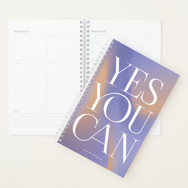 Agenda Yes You Can Personalized Gradient Planner (Exibição)