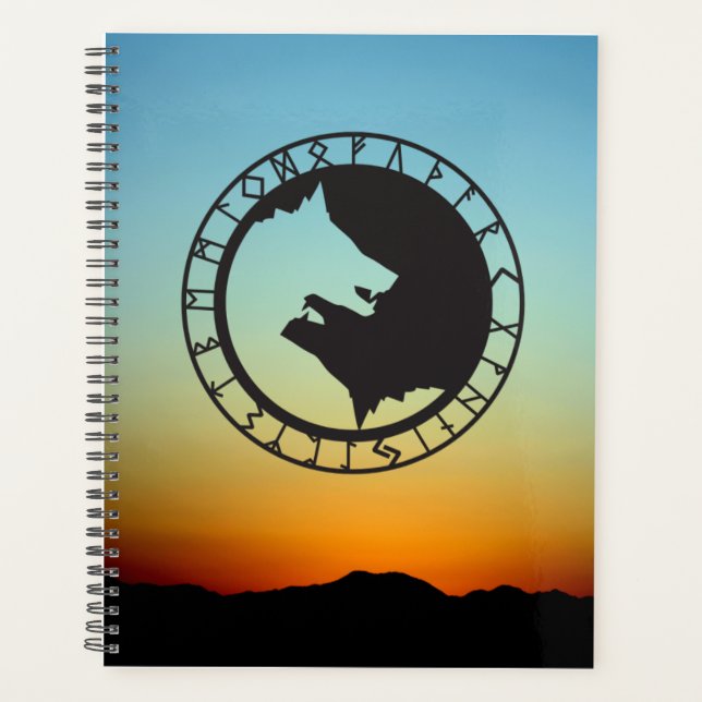 Agenda Yin & Yang Wolves Planner (Frente)