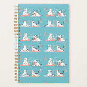 Agenda Yoga Cats Lotus