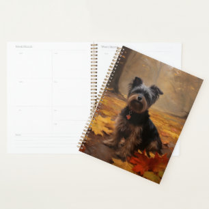 Agenda Yorkipoo nas Folhas de Outono Caem Inspirar